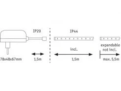 Paulmann LED-Stripe MaxLED 250 2700 K, 1.5 m Basisset -Beleuchtungszubehör Verkäufe 182594633 xxl 1