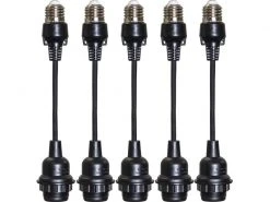 Star Trading Aufhängung 5x E27 Schwarz