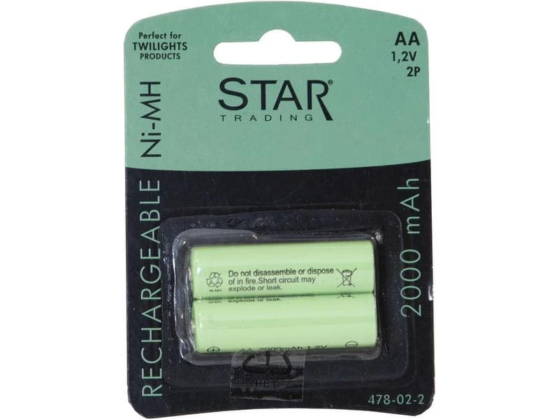 Star Trading Batterie AA 1.2 V 2000 mAh NI-MH 4 Star Trading Batterie AA 1.2 V 2000 mAh NI-MH – Bild 2