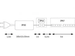Paulmann LED-Stripe MaxLED Flow 2700 K, 5 m Basisset -Beleuchtungszubehör Verkäufe 196233673 xxl