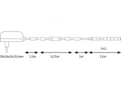 Paulmann LED-Stripe FlexLED 3D, 1.5 m Basisset -Beleuchtungszubehör Verkäufe 196235119 xxl