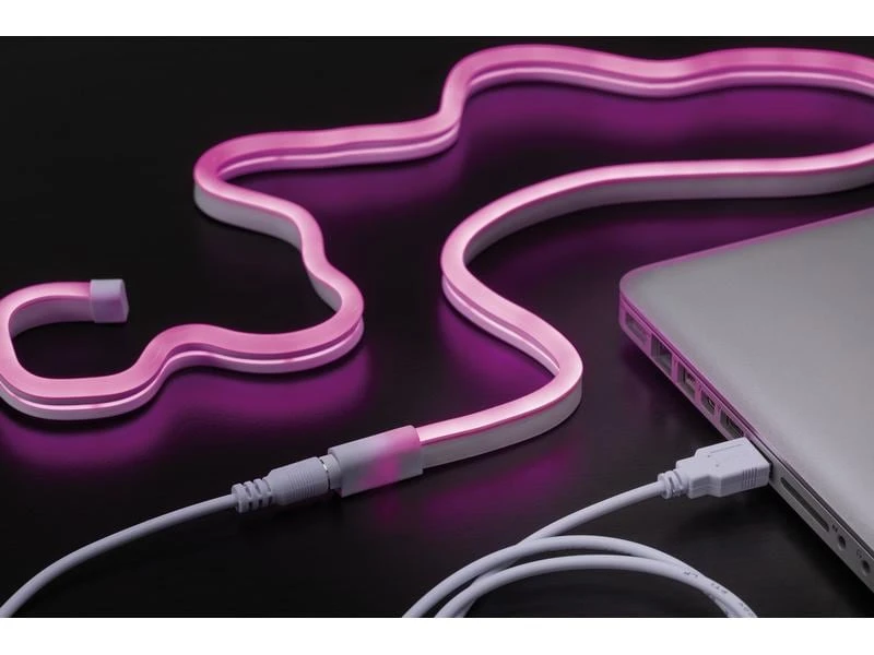 Paulmann LED-Stripe Neon Colorflex Pink, 1 m 11 Paulmann LED-Stripe Neon Colorflex Pink, 1 m – Bild 9