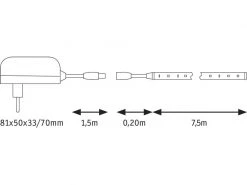 Paulmann LED-Stripe SimpLED 6500 K, 7.5 m Rolle -Beleuchtungszubehör Verkäufe 201895553 xxl