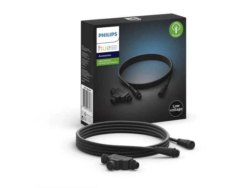 Philips Hue Verlängerungskabel 2.5 m 1748930PN mit T-Verbinder 3 Philips Hue Verlängerungskabel 2.5 m 1748930PN mit T-Verbinder
