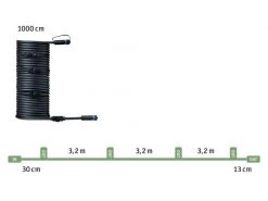 Paulmann Verbindungskabel Plug & Shine 10 m mit 5 Anschlussbuchen -Beleuchtungszubehör Verkäufe 53079248 xxl