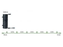Paulmann Verbindungskabel Plug & Shine 15 m mit 7 Anschlussbuchen -Beleuchtungszubehör Verkäufe 53079472 xxl