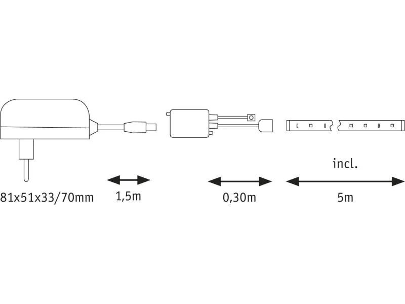 Paulmann LED-Stripe SimpLED RGB, 5 m Rolle 9 Paulmann LED-Stripe SimpLED RGB, 5 m Rolle – Bild 7