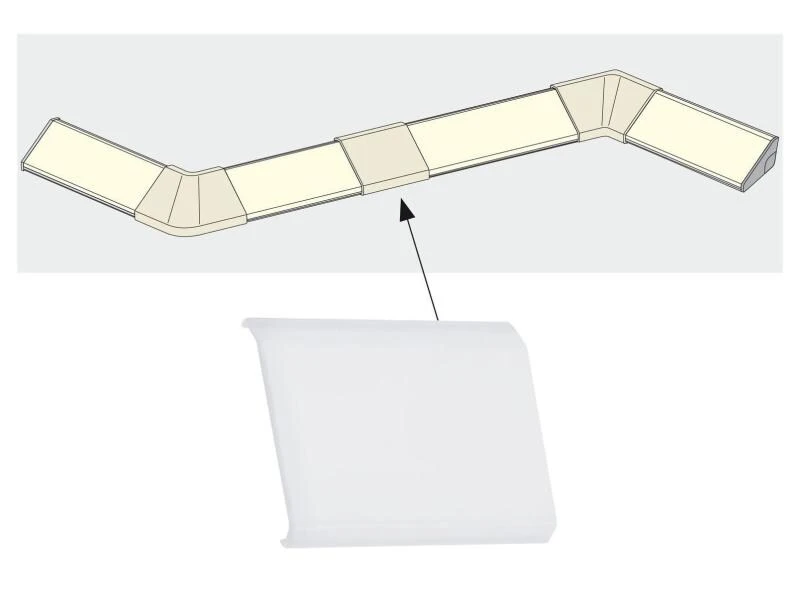 Paulmann Abdeckung Delta Profil, 4 Stück 8 Paulmann Abdeckung Delta Profil, 4 Stück – Bild 6