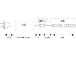 Paulmann LED-Stripe MaxLED Flow 2700 K, 3 m Basisset -Beleuchtungszubehör Verkäufe 57452487 xxl