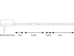 Paulmann LED-Stripe SimpLED Power 3000 K, 1.5 m Set -Beleuchtungszubehör Verkäufe 57482632 xxl 1