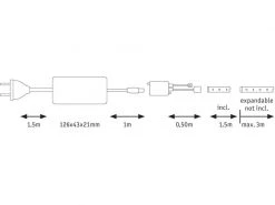 Paulmann LED-Stripe MaxLED 500 Tunable White, 1.5 m Basisset -Beleuchtungszubehör Verkäufe 57514306 xxl