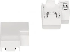 STEFFEN LED Click System 30mm Winkelstück weiss