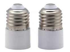 STEFFEN Fassungsadapter E27 - E14, 2 Stück